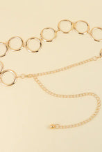 Circle Ring Chain Belt Belts