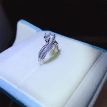 1 Carat Moissanite 925 Sterling Silver Ring Rings