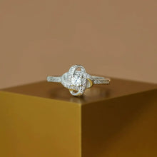 925 Sterling Silver Inlaid Zircon Ring Rings