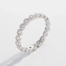 925 Sterling Silver Zircon Ring Silver