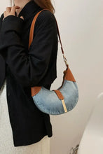Contrast Denim Shoulder Bag Shoulder Bags