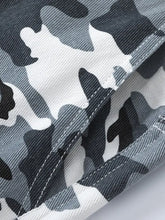 Men's Camo Cargo Pants with Multi Pockets Woman Sweatpants