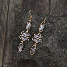 Alloy Colourful Stone Earrings Fashion Jewelry