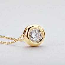 1 Carat Moissanite 925 Sterling Silver Necklace
