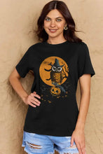 Simply Love Full Size Holloween Theme Graphic Cotton T-Shirt Woman T Shirts
