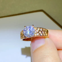 1.5 Carat 925 Sterling Silver Moissanite Ring Rings