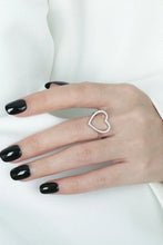 925 Sterling Silver Inlaid Zircon Heart Ring Rings