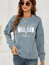 THE HELL I WON'T Graphic Sweatshirt Deep Teal
