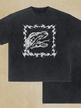 Men's Graphic Round Neck Half Sleeve T-Shirt Black