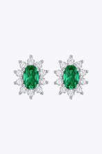 1 Carat Lab-Grown Emerald Stud Earrings Earrings