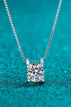 1 Carat Moissanite 925 Sterling Silver Chain Necklace Silver One Size Necklaces