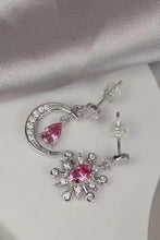 1 Carat Moissanite 925 Sterling Silver Moon & Star Earrings Earrings