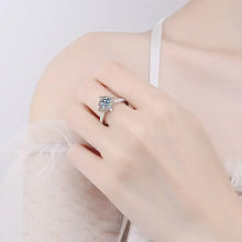 1 Carat Moissanite 925 Sterling Silver Ring Rings