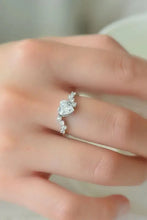 1 Carat Moissanite Heart 925 Sterling Silver Ring Rings