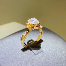 1 Carat Moissanite Zircon 925 Sterling Silver Ring Rings