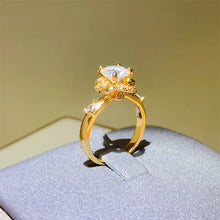 1 Carat Moissanite Zircon 925 Sterling Silver Ring Rings