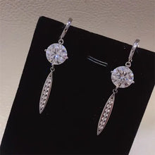 10 Carat Moissanite 925 Sterling Silver Earrings Earrings
