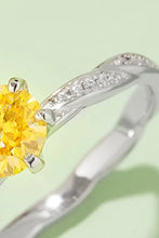 1 Carat Moissanite Contrast 925 Sterling Silver Ring Rings
