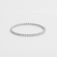 925 Sterling Silver Bead Ring Silver