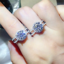 2 Carat 925 Sterling Silver Moissanite Ring Fine Jewelry