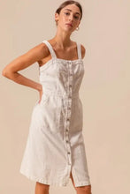 SO ME Button Down Pocket Front Pinafore Dress Casual Dresses