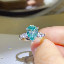 2 Carat 925 Sterling Silver Moissanite Ring Rings