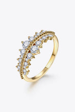 Moissanite 925 Sterling Silver Ring Gold Rings