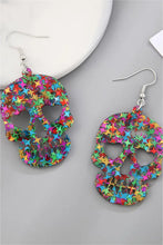 Acrylic Skull Drop Earrings Earrings