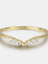 925 Sterling Silver Inland Zircon Ring Gold Rings