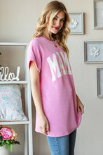 Heimish Full Size Letter Graphic Short Sleeve T-Shirt Woman T Shirts