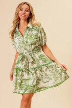 BiBi Woven Printed Tiered Dress Casual Dresses