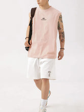 Men's Plus Size Round Neck Tank