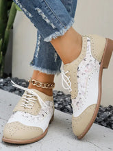 Lace-Up Detail Round Toe Sneakers Khaki Woman Sneakers