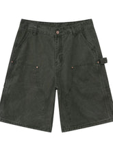 Men's Mid Rise Denim Shorts with Pockets