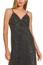 Zenana Tencel Mineral Washed Maxi Dress Casual Dresses