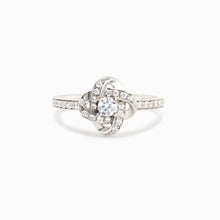 925 Sterling Silver Inlaid Zircon Ring Rings