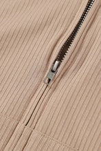 Drawstring Zip Up Hoodie and Pants Active Set Woman Activewear