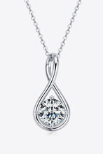 2 Carat Moissanite 925 Sterling Silver Necklace Silver One Size