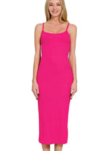 Zenana Ribbed Bodycon Midi Dress Casual Dresses