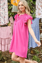 And The Why Ruffle Shoulder Smocked Detailed Dress Casual Dresses