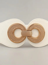 Alloy Buckle Elastic PU Belt Belts