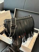 PU Leather Fringe Studded Crossbody Bag Shoulder Bags