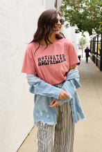 Simply Love Full Size MOTIVATED MOMPRENEUR Short Sleeve T-Shirt Pink
