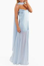 Adjustable Strap Maxi Cami Dress with Scarf Woman Maxi Dress