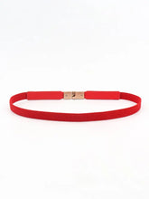 PU Elastic Skinny Belt Belts