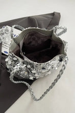 Sequin Braided Strap Shoulder Bag Shoulder Bags