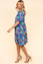 Haptics Johnny Collar Babydoll Dress with Side Pockets Casual Dresses