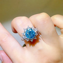 3 Carat Moissanite Zircon 925 Sterling Silver Ring Silver