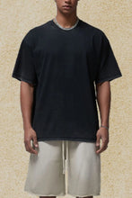 Men's Round Neck Half Sleeve T-Shirt Black