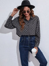 Button Down Printed Cropped Jacket Woman Outerwear